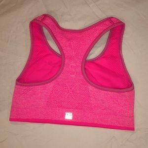 ⚡️VSX Reversible Victoria’s Secret Sports Bra Neon Pink VS Racerback Reflective